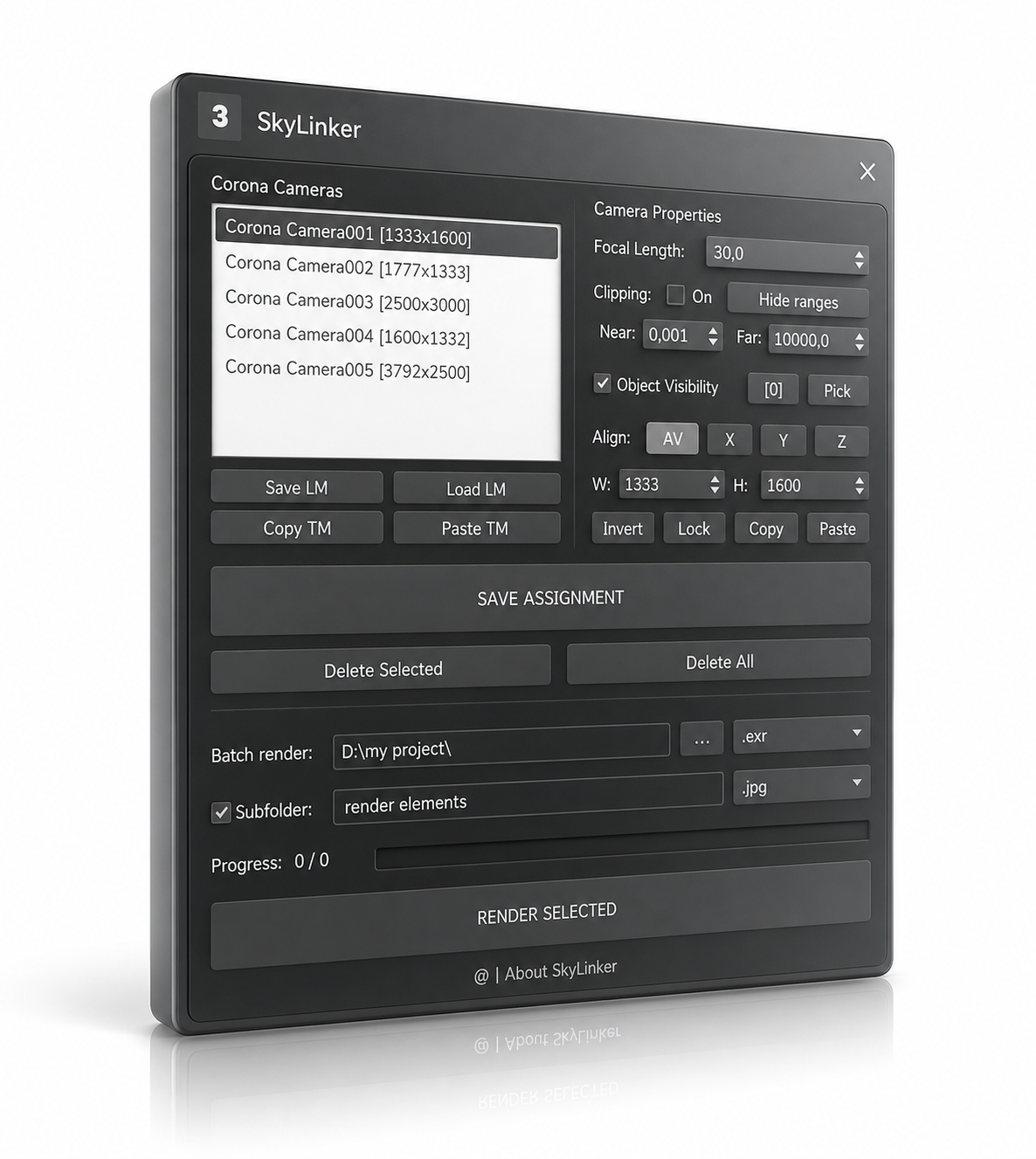 Sky Linker Interface